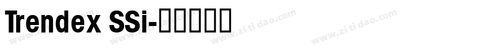 Trendex SSi字体转换